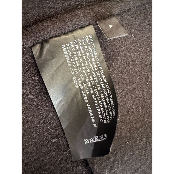 Theory Wool Cashmere Boy Winsome 2 Black Coat size P or XS - Picture 6 of 7